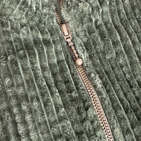 Woolrich Vintage Forest Green Klinsdale Corduroy Vest SZ XL - Picture 6 of 8